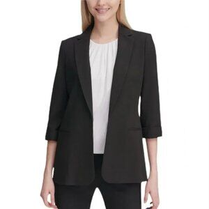 NWT LOFT | Dark Olive Open Front Blazer – Size Large